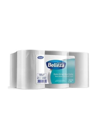 Belleza Extra Smart Eye Hareketli Havlu 6'lı 21 CM 150 M
