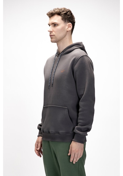 Bad Bear Sea Antrasit Kapüşonlu Erkek Sweatshirt Antrasit