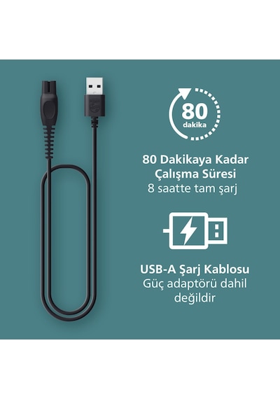 Philips Vücut Bakım 3000 Serisi Duşa Uygun, Hassas Bölge Ve Vücut Tıraş Makinesi - Bg3480/15