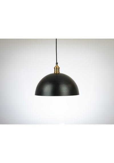 Riolight Retro Siyah Içi Gold Tekli Metal Sarkıt Avize Çap: 40Cm (538284520)