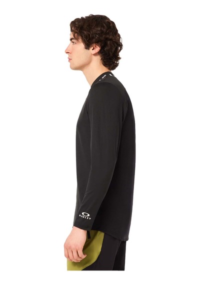 Oakley Oakley Erkek Tişört Free Ride Rc Ls Jersey 14573 SIYAH