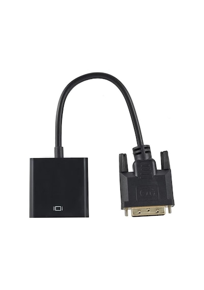24+1 DVI-D To VGA Aktif Çevirici Dönüştürücü Adaptör Kablosu