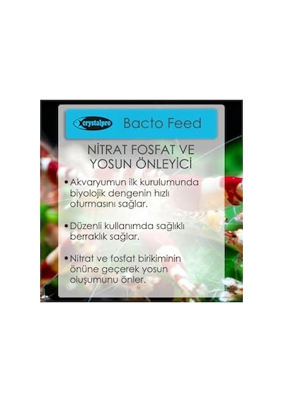 125 Ml Akvaryum Bakteri Besini İle Su Kalitesi Artırma