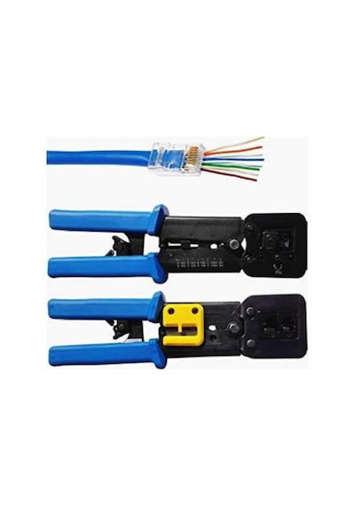 Yeni Nesil Rj11 Rj12 Rj45 Sıkma Makaslı Network Ağ Pense
