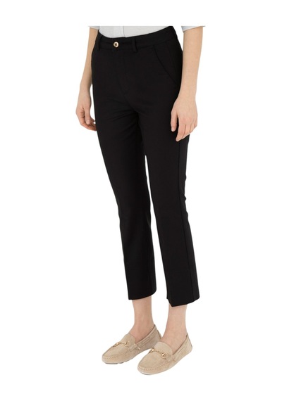 U.S. Polo Assn. Kadın Siyah Kanvas Pantolon 1825777