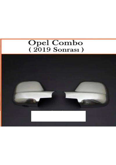 Opel Combo Krom Ayna Kapağı 2011-2018 2 Parça Abs Krom