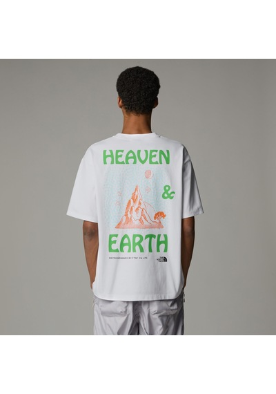 The North Face M Haven N Earth Ss Tee Graphic - Ap Erkek T-shirt-31539 Beyaz