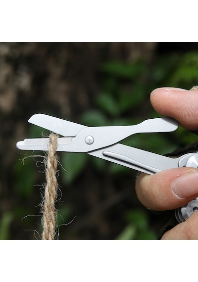 Wolf Multitool Çok Amaçlı Pense Çakı Yıldız Işığı Gümüş Katlanabilir Kamp Ve Edc El Aleti