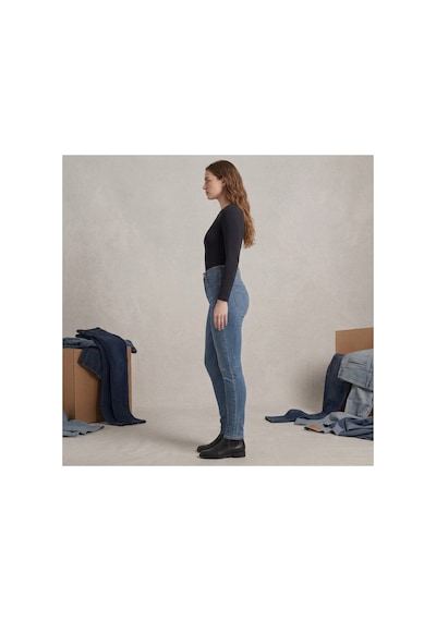Levi's Tayt Esnekliği Mile High Super Skinny Kadın Jean Pantolon - 0184 Lacivert