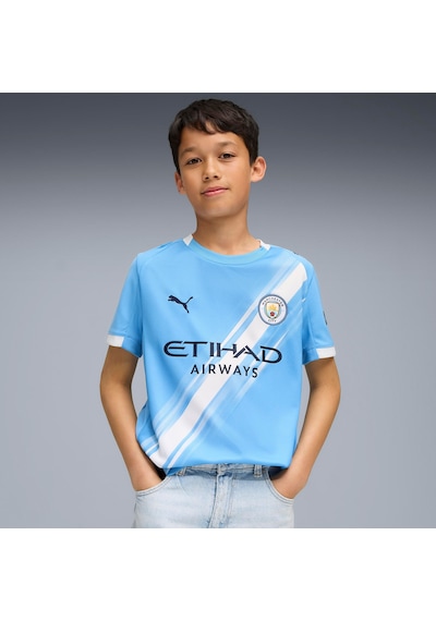 Puma Mcfc Çocuk Mavi İç Saha Futbol Forması 780341