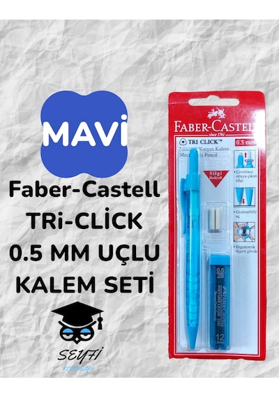 Faber-castell Tri-click 0.5 Mm Uçlu Kalem Seti Pembe