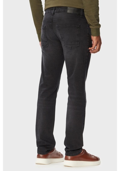 Boss Pamuklu Slim Fit Düz Paça Jeans Erkek Kot Pantolon 50471010 008 Siyah