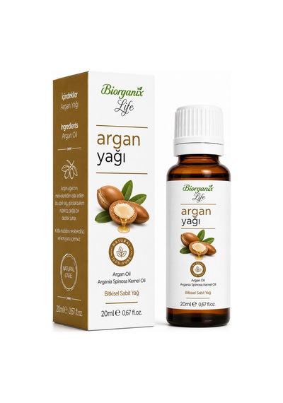 %100 Saf Argan Yağı 50 Ml - Yıpranmış Saçlar İçin Onarıcı & Parlatıcı Bakım