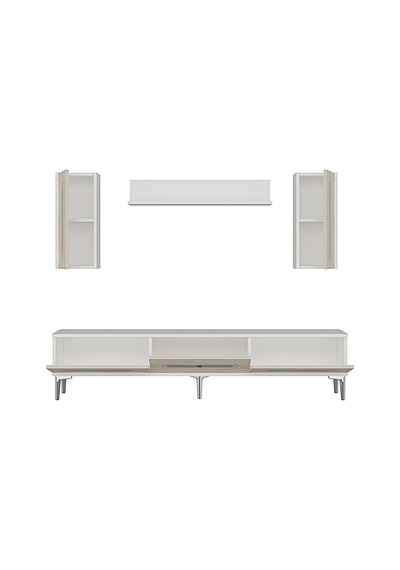 Tvr1804bts - Rany Tvr180 Ünitesi Takım Beyaz-traverten-sılver 180cm