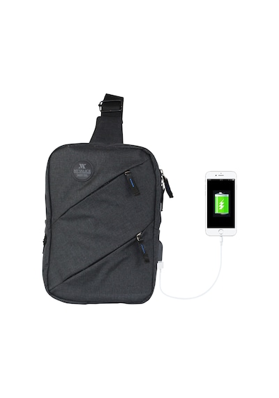 My Valice Smart Bag Usb'Li Çapraz Göğüs Çantası 1504 Bordo