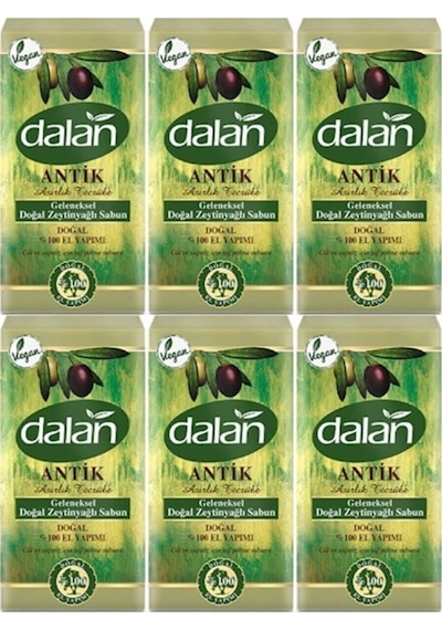 Antik Zeytinyağlı El Yapımı Doğal Sabun 6x900gr Diğer