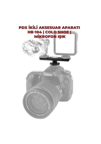 Hb-104 Mikrofon Ve Işık İkili Aparat