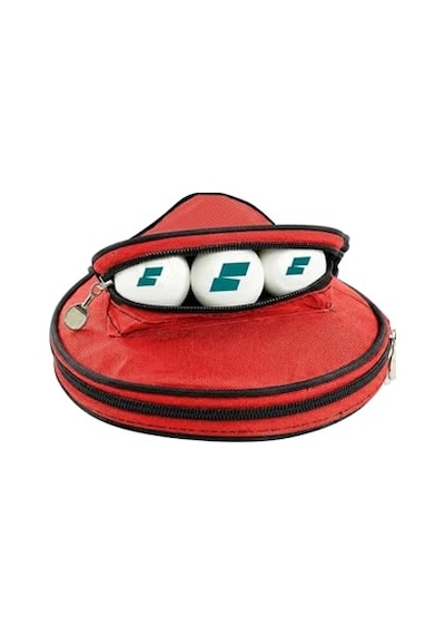 Sporsize Table Tennis Racket Cover Masa Tenisi Raketi Kılıfı Çantası Kırmızı Red Açık Bej - Bej