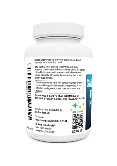 Dr. Berg Gallbladder Formula Extra Strength - Made W/purified...