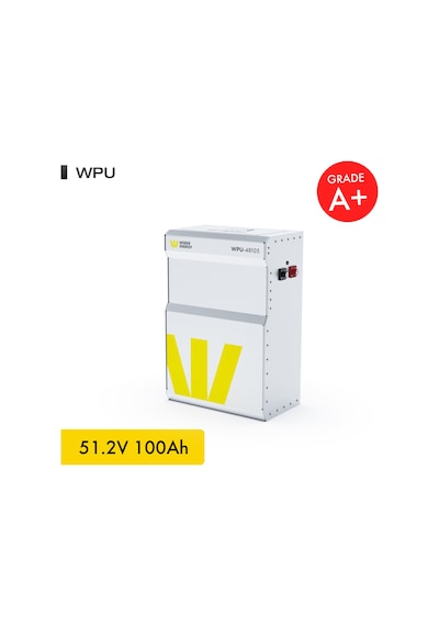Werer Energy 48V 100Ah 5.4kW LiFePO4 WPU Series Bluetooth’lu Lityum Demir Fosfat Akü