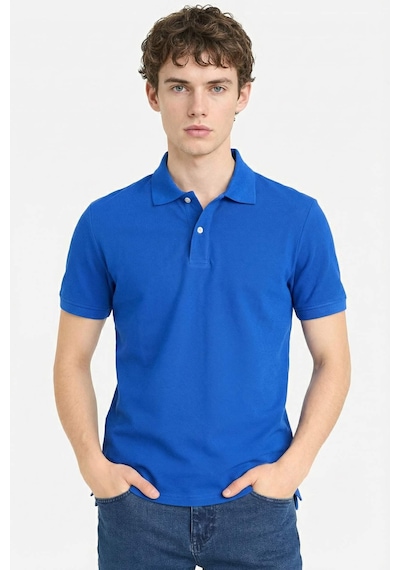 Defacto %100 Pamuk Polo Tişört E9504ax26spbe835 Mavi-be835