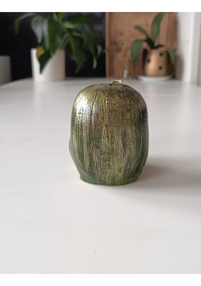 Kurukafa İskelet Mum Yeşil 8 Cm