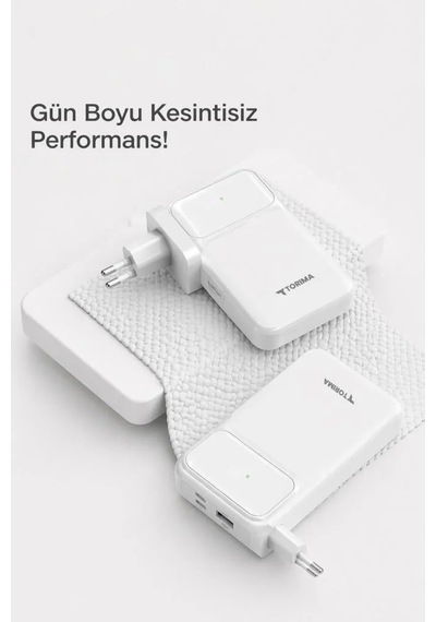 Premium Kablolu Şarj Pratik Batarya 20000 Mah Type-c Lightning Powerbank Trm-1027 22,5w Çok Renkli