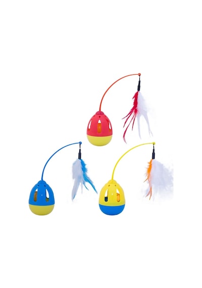 Eastland Hacıyatmaz Tüylü Kedi Oyuncağı 28 Cm