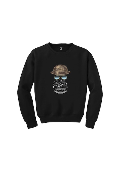 Cabinet Of Curiosities Logo Siyah Sweatshirt
