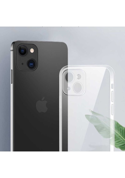Apple Uyumlu iPhone 13 Mini Zore Blok Kılıf-renksiz Renksiz