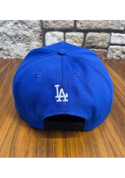 Hamze La Los Angeles Hiphop Snapback Rapper Baseball Drip Şapka Cap Saks Mavi