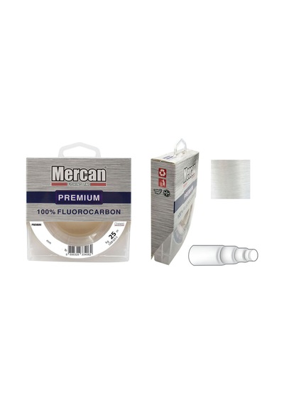Mercan Fluorocarbon Premium 25 M Makara Misina