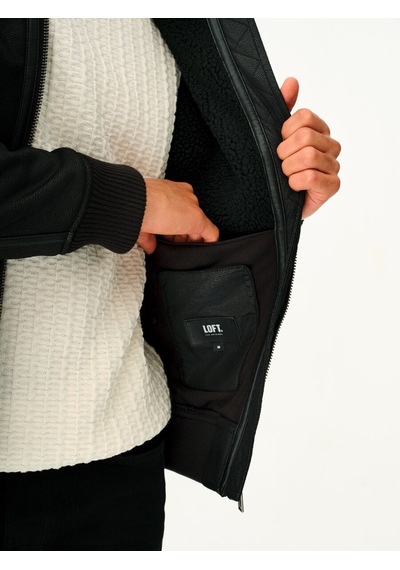 Loft Regular Fit Erkek Mont Lf2036720 Q1.v1 Siyah