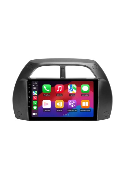 Toyota Rav4 Android Multimedya 2001-2003 Carplay Android Auto Navigasyon Kameralı 4gb Ram 32gb 9"