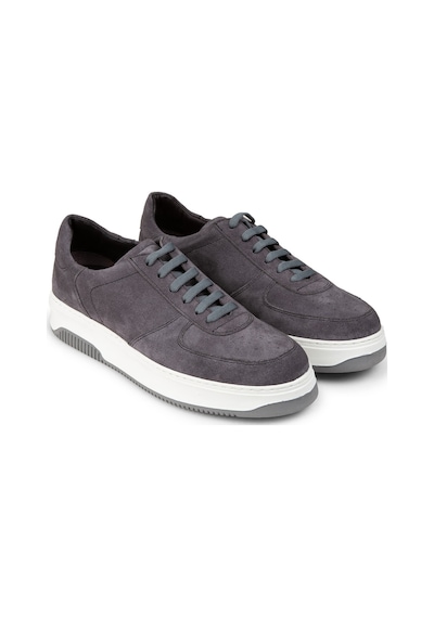 Deery Hakiki Süet Gri Erkek Sneaker Ayakkabı - 01965Mgrıe04 Gri