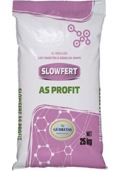 Gübretaş Slowfert As Profıt 25 Kg Yavaş Salınımlı, 21 Azot Gübre