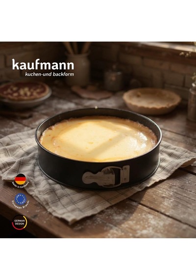 Düz Taban Kelepçeli Kek Kalıbı 28 Cm Siyah Diğer