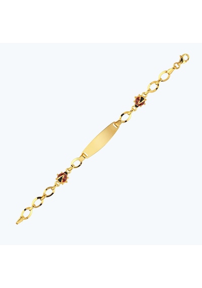 Altınbaş 22 Ayar Altın Çocuk Uğur Böceği Künye Bjrbl0026-25925 Renkli