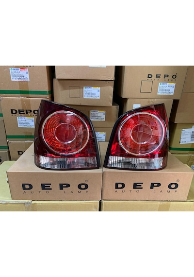 Vw Polo 2005-2009 Arası Depo Sağ Ve Sol Stop Lambası Takım 6q6945095ab / 6q6945096ab