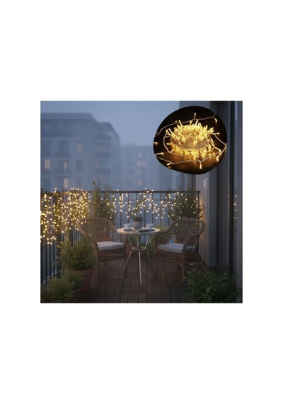 Dgc Avm Günışığı Renk 5 Farklı Işık Modlu 10 Metre Eklemeli Dekor Boncuk Model Dekoratif Led Belirtilmemiş
