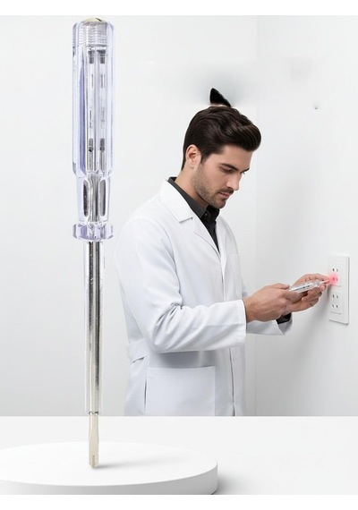 Tr Yıldız Uçlu Elektrik Kontrol Kalemi Faz Test Cihazı Voltaj Kontrol Anahtarı 19 Cm, 716135