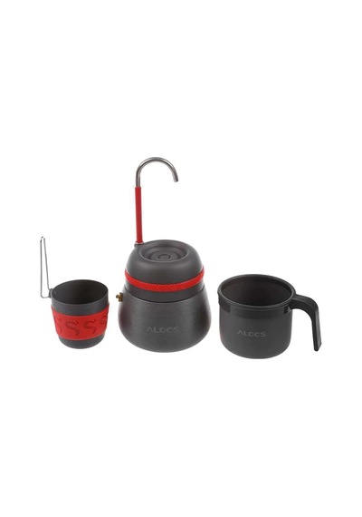 Alocs Kamp Filtre Kahve Demleme Potu Moka Pot Tam Set