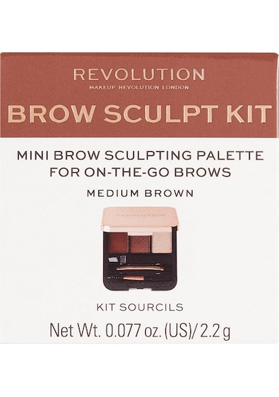 Revolution Brow Sculpt Kit Medium Kaş Kiti
