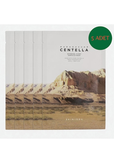 Skin1004 Madagascar Centella Water Sheet Ampoule Serum İçerikli Maske 25 Ml - 5 Adet Skin1004 Madagascar Centella Water Sheet Ampoule Serum İçerikli Maske 25 Ml - 5 Adet