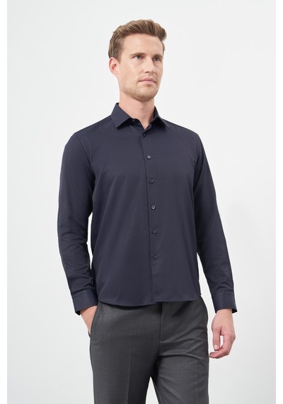 İmza Koyu Lacivert Uzun Kol Düz Bez Ayağı Sert Yaka Cepsiz Pamuklu Classic Slim Fit Gömlek 1004245267 Koyu Lacivert İmza Koyu Lacivert Uzun Kol Düz Bez Ayağı Sert Yaka Cepsiz Pamuklu Classic Slim Fit Gömlek 1004245267 Koyu Lacivert