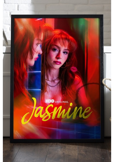 Jasmine Siyah Ahşap Çerçeveli Poster, Dekoratif Dizi Duvar Tablosu