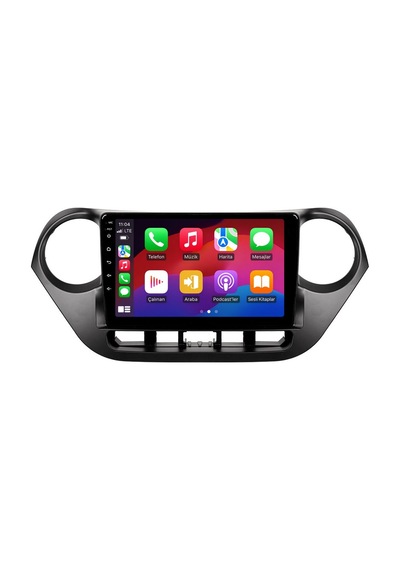 Hyundai İ10 2013-2019 Android Multimedya Carplay Android Auto Navigasyon Kameralı 8gb Ram 128gb 9"