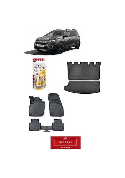 Dacia Jogger 2025 Model 5d Havuzlu Paspas Ve Bagaj Havuzu Set + Araç Kokusu