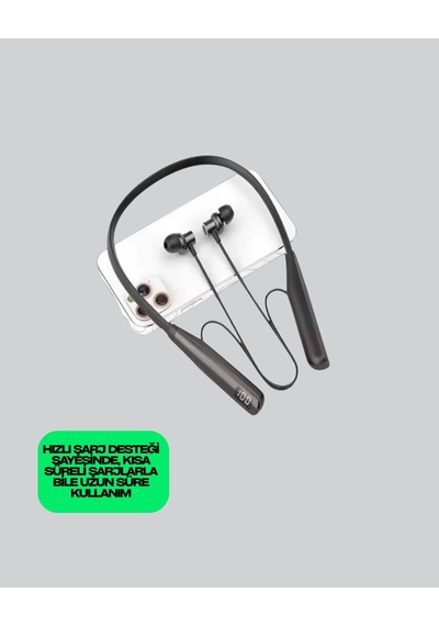 Y12 Uyumlu Spor Bluetooth Kulaklık Uzun Pil Ömrü Manyetik Kulaklık Başlığı 1