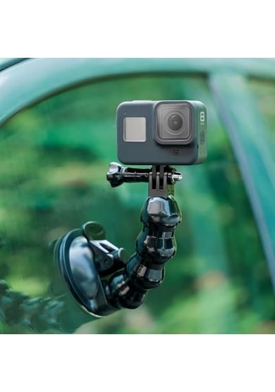 Ax-231t Vantuzlu Araç İçi Esnek Kamera Ve Telefon Tutucu Gopro, Insta360, Djı Osmo Action, Akıllı Telefonlar İl Diğer